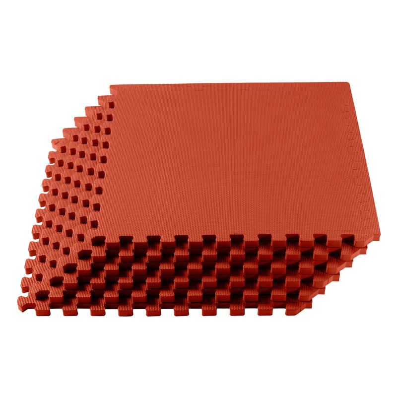 Carreau de sol en mousse 3/4 po, Rouge
