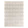 Glam Geometric White Silver Area Rug