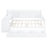 Full Size Wooden Daybed With Charging Ports - White, 3 Drawers, And Desk For Bedroom White Large Drawers Pine Wood Construction A Comfortable-199550059-199550058