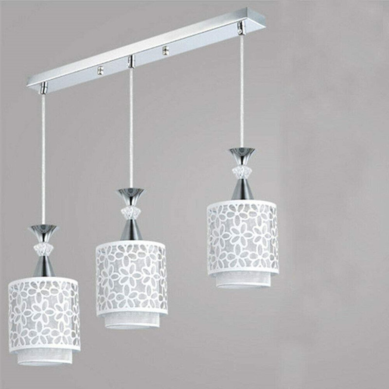 Brittanye 3 - Light White Kitchen Island Pendant