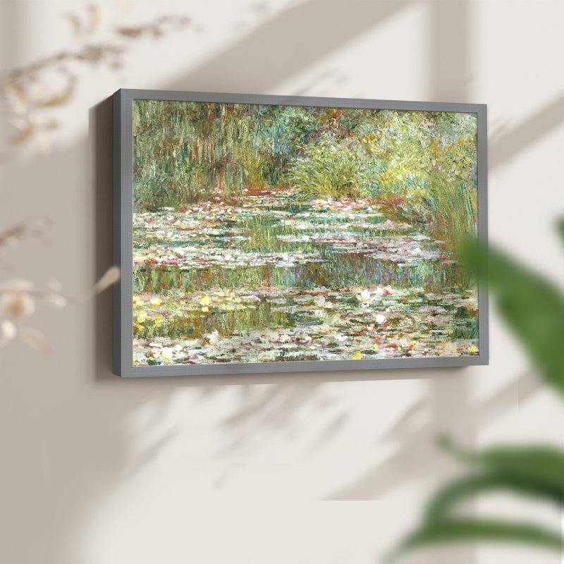 Paysages rétro-CLxxviii - reproduction encadrée - réversible, Gris, H 11 po x l 14 po
