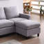 Billups 3 Seater Fabric Sofa & Chaise-1860561579