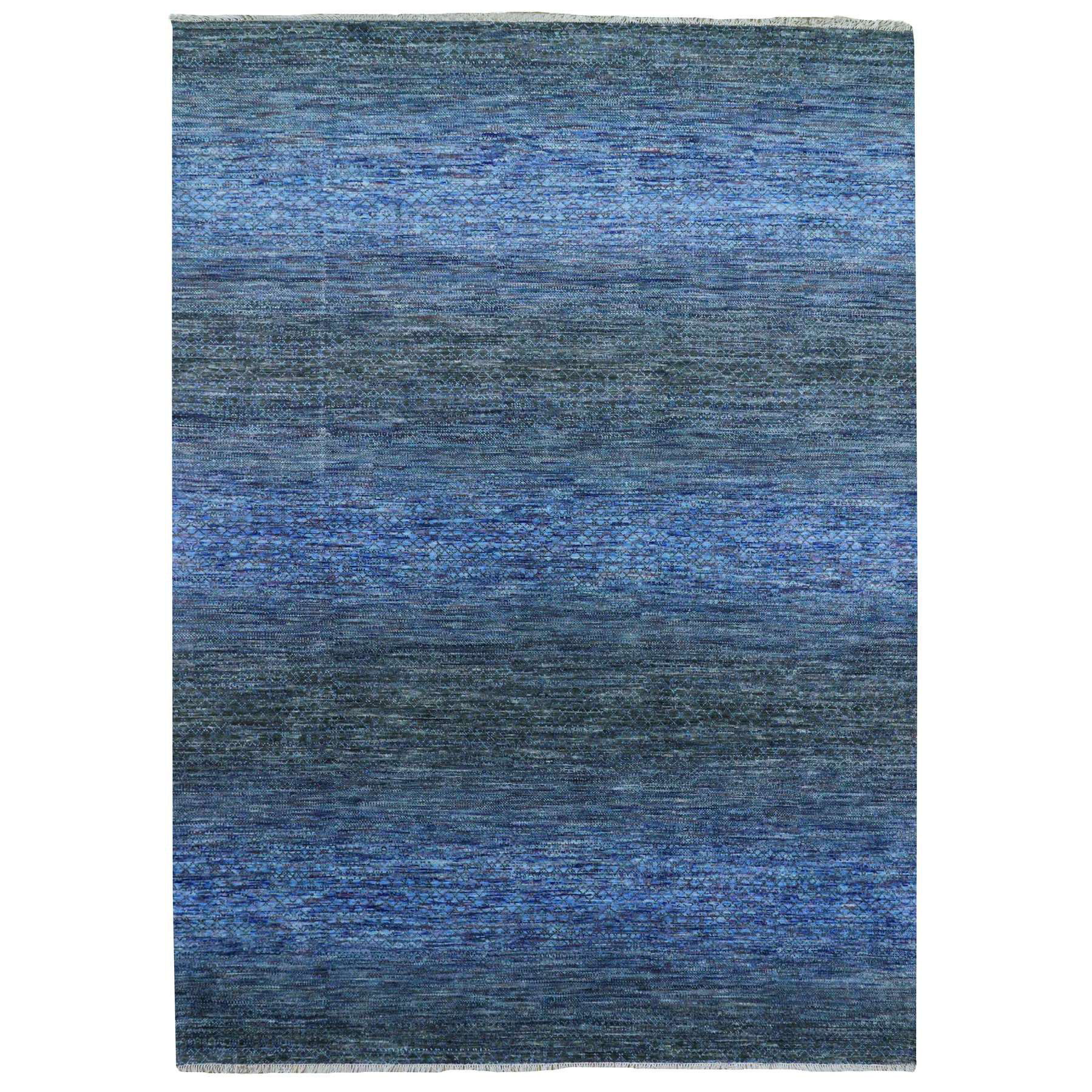 Knotted Acqua Vence Rug Atelier Tortil The Invisible Collection