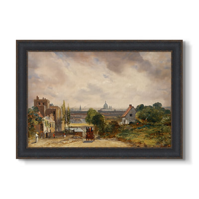 La maison de sir Richard Steele, Hampstead, v. 1832 - John Constable - Toile encadrée sur mesure