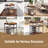 Ekkehard 3 Tiers Storage Serving Bar Cart with Wine Rack