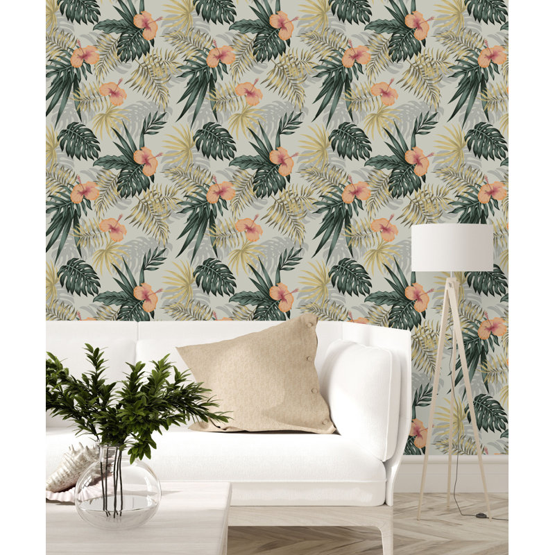 Panneau de papier peint Ewell, L 18,75 po x l 25 po, Vinyle