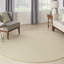  Tapis naturel moderne rond 8 pi x Courtyard-125781487