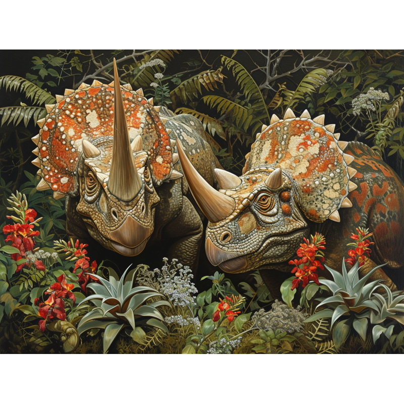 Dinosaurs, L 21 po x L 34 po