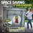 JOOLA Rapidplay Outdoor Table Tennis Table - Foldable Ping Pong Table - Waterproof Aluminum Surface