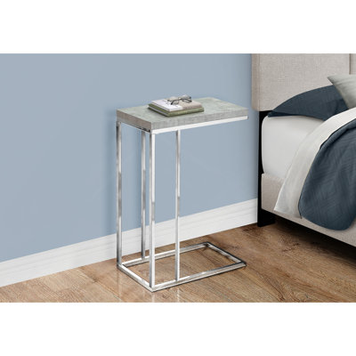 Table moderne, en forme de C, bout, côté, collation, salon, chambre à coucher, contemporain, moderne