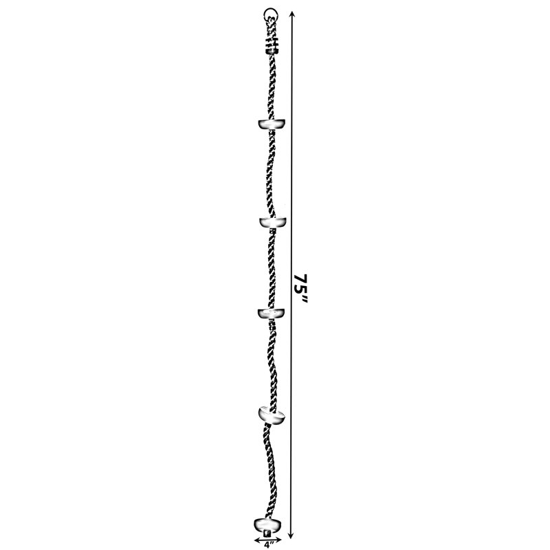 PLAYBERG Plastic Swing Set Rope Ladder