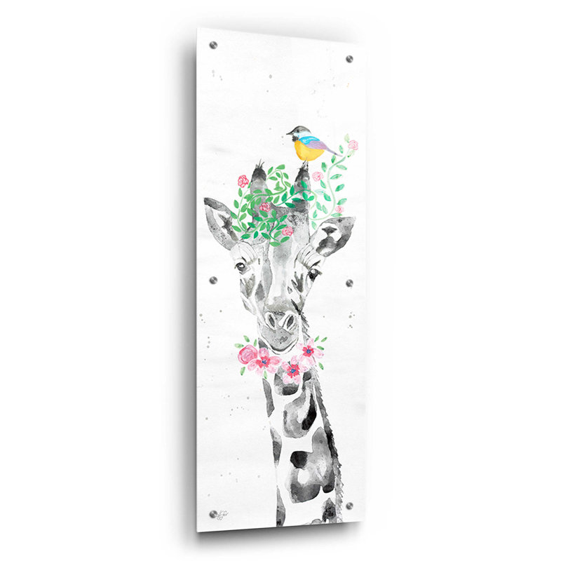 «Sparkle the Giraffe» par Diane Fifer - impression non encadrée, H 48 po x l 16 po x P 0,2 po
