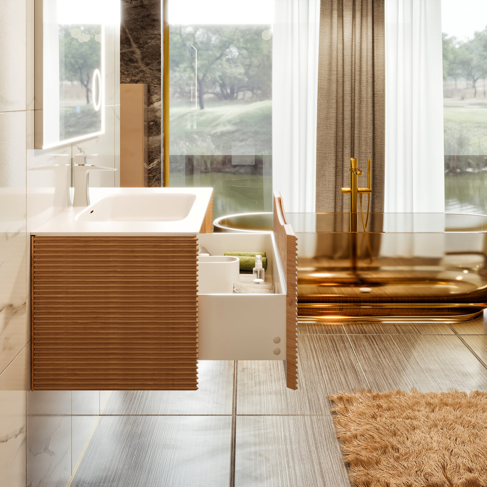 Kambrey 31.5'' Single Bathroom Vanity