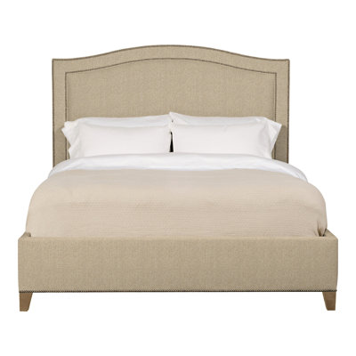Caroline/Casey Queen Upholstered Low Profile Panel Bed