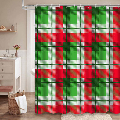 Rideau de douche Tartan Classic Christmas