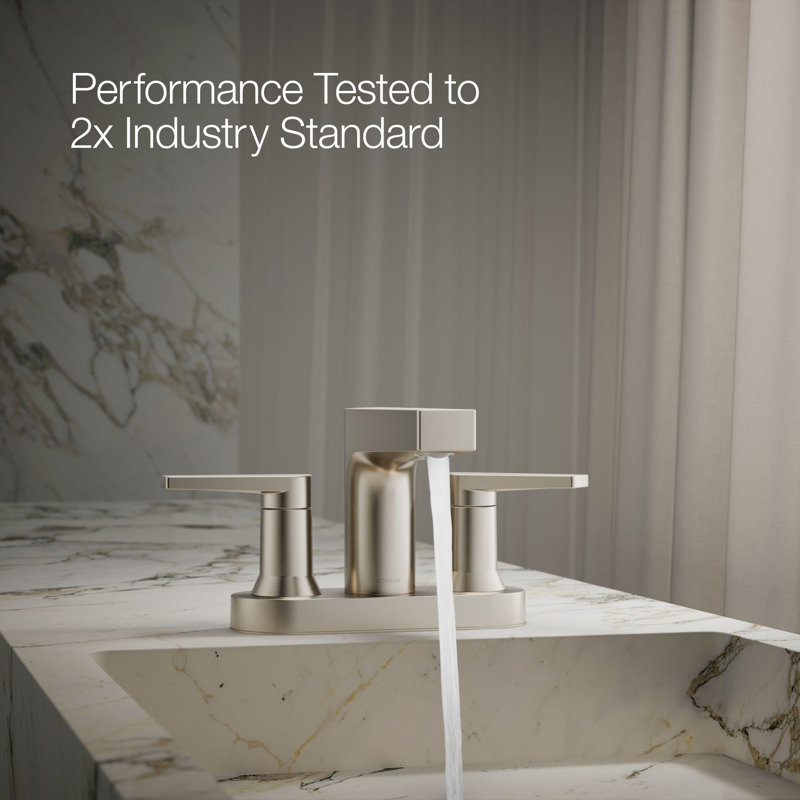 Taut Centerset Bathroom Sink Faucet, Vibrant Brushed Nickel