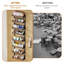 2 in-1 Wall Mount or Hanging Spice Rack for Pantry Door, 8-Layer Over The Door Spice Rack Organizer Pantry, 8 Basket with Adjustable Height of 1.8 in, for Kitchen Cabinet&Closet