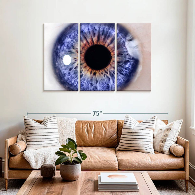 Alcaraz Deep Blue Eye, 36" H x 57" W