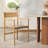 Demartini Woven Leather Dining Chair-1424309595-1424309594