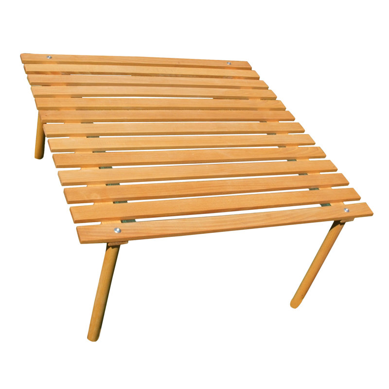 Rosenblum Square Beech Folding Outdoor Dining Table , 75cm cm W 75cm cm D