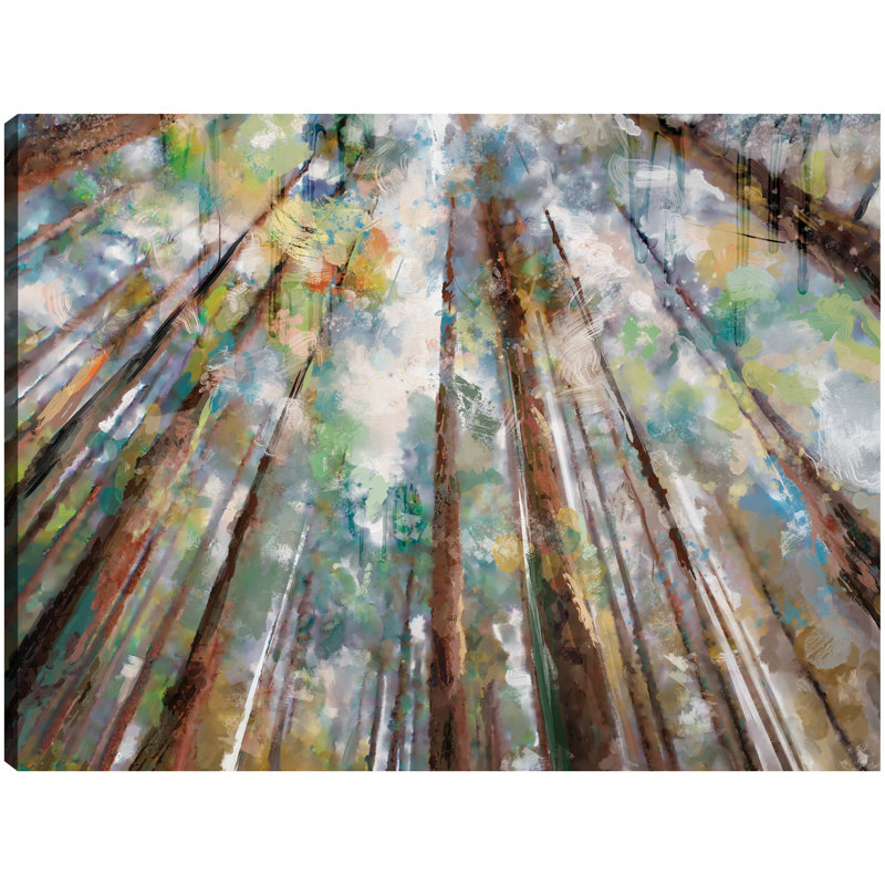 «Forest Colors» par Studio Arts, reproduction d'art sur toile - 18 po x 24 po, Toile tendue, H 18 po x l 24 po, Sans cadre