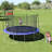 Skywalker Sports Double Basketball Accessory Kit – 15 Ft Round Trampoline