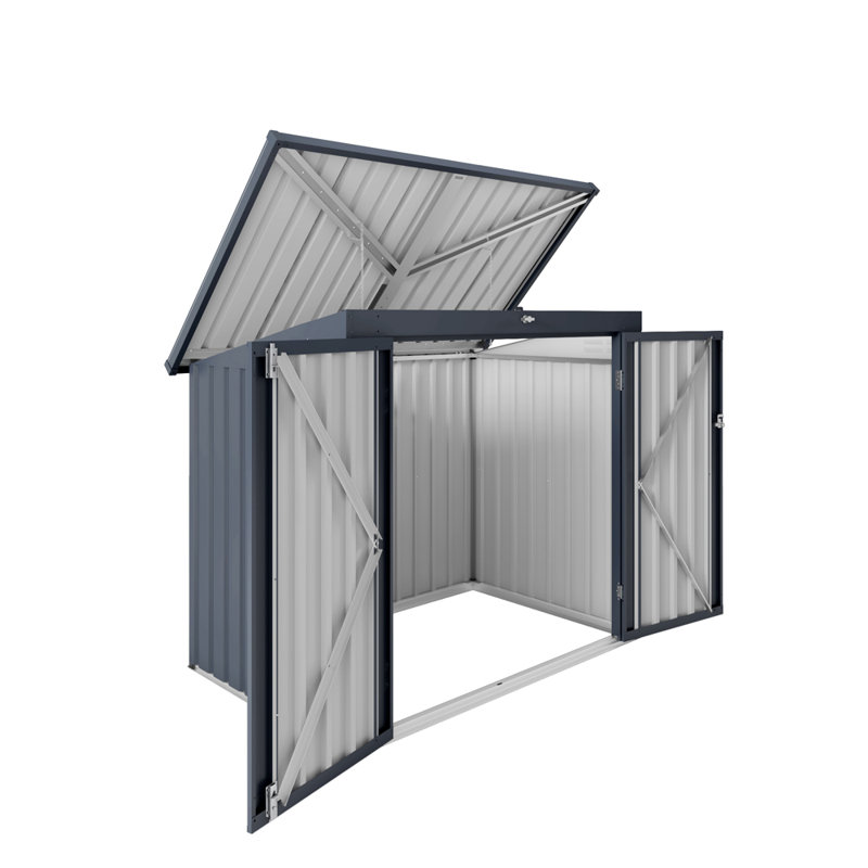 Outdoor Trash Can Storage Shed