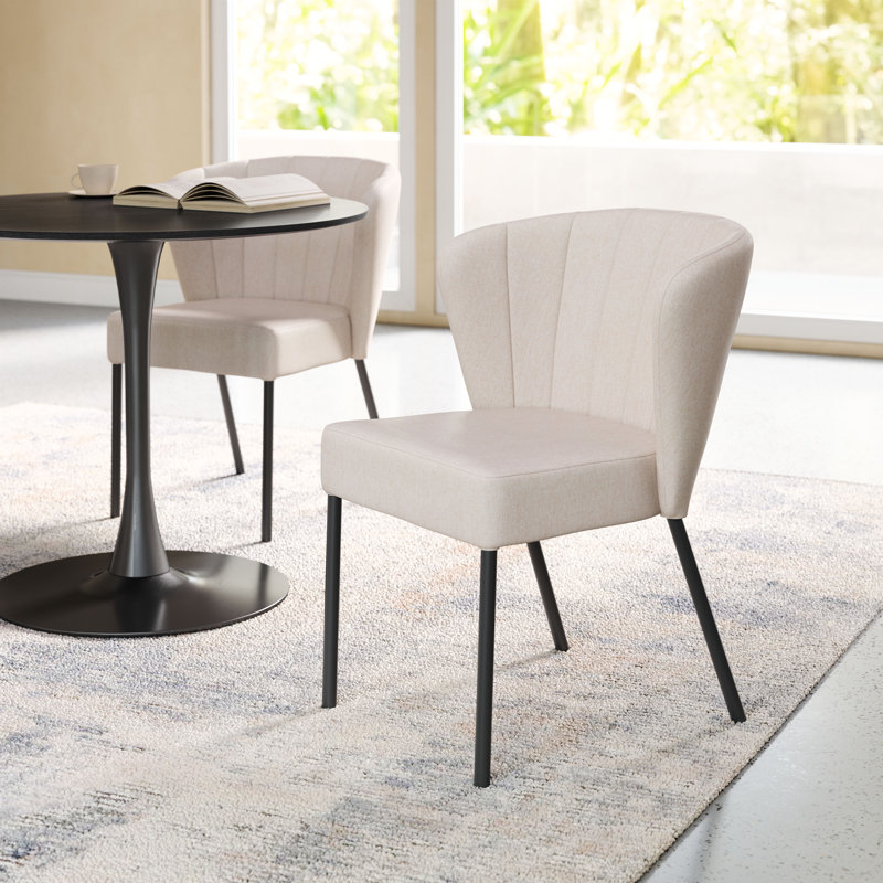 Chaise de salle à manger Chantina, Beige