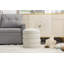 Repose-pieds rond en velours doux-116839237