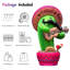 Décoration de cactus gonflable géant de 25 pi avec souffleur, décoration de cour extérieure pour les fêtes et les événements du Cinco de Mayo