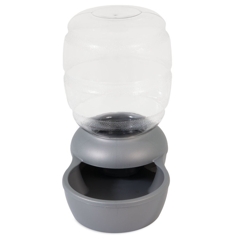 Remplacez le plat d'eau automatique, Gris, Grand (40 tasses / 320 oz liq)