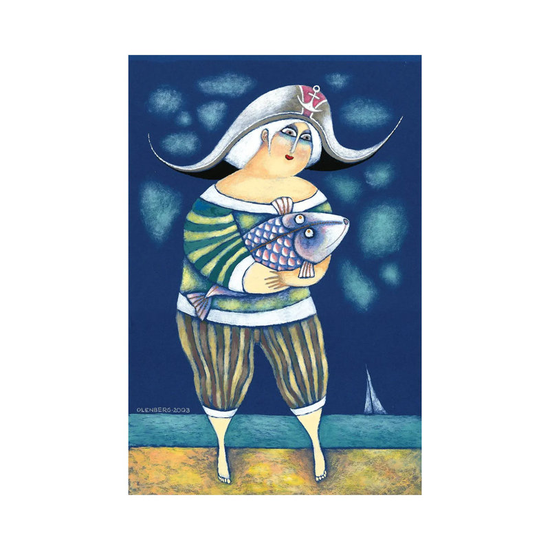 Pavel 1 Piece Wrapped Canvas Wall Art, 66.04cm H x 45.72cm W x 1.9cm D