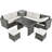 Outdoor 6-Piece All Weather PE Rattan Sofa Set-557136125