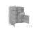 Castlethorpe Jackson 126cm Wide 1 Drawer Highboard