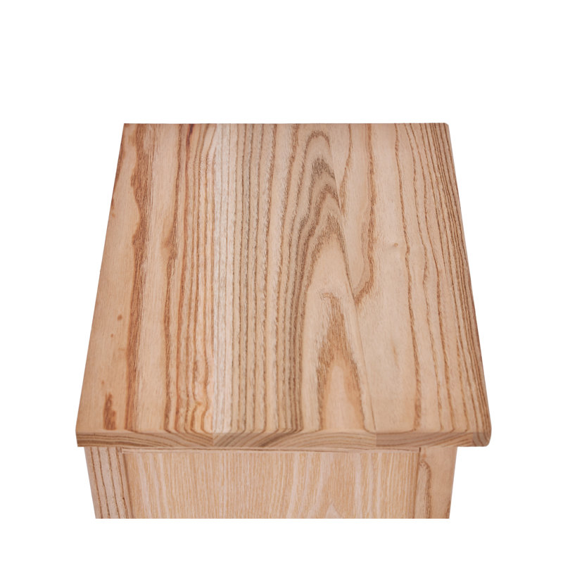 Jaquez 40cm W Solid Wood Bedside Table