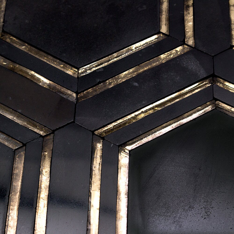 Gyre 4" X 5" Honeycomb Mosaic Wall & Floor Tile