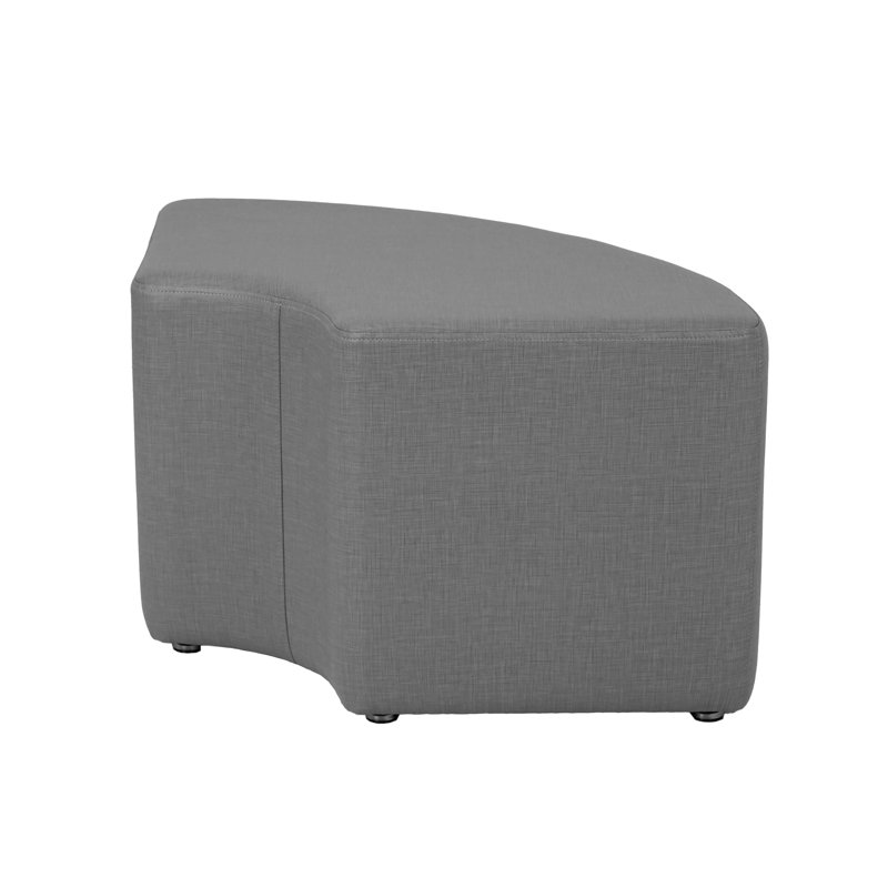 Repose-pieds rembourré Pro Series de 18 po de hauteur Pro Series, Gris foncé