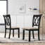 Dashuan Dining Set, Hairpin Dining Table With 4 Cross-Back Chairs And Bench-1518861310-1518861305