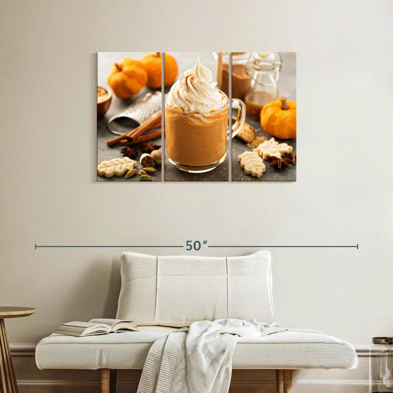Yarlin Pumpkin Latte, 24" H x 38" W