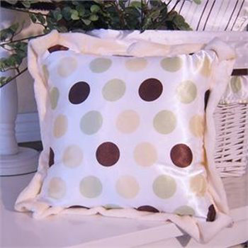 Ash Polka Dot Throw Pillow