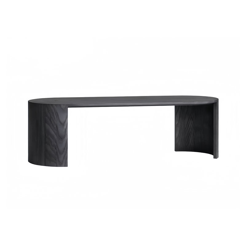 Lienard, H 17,71 po x l 62,99 po x P 13,77 po, Noir