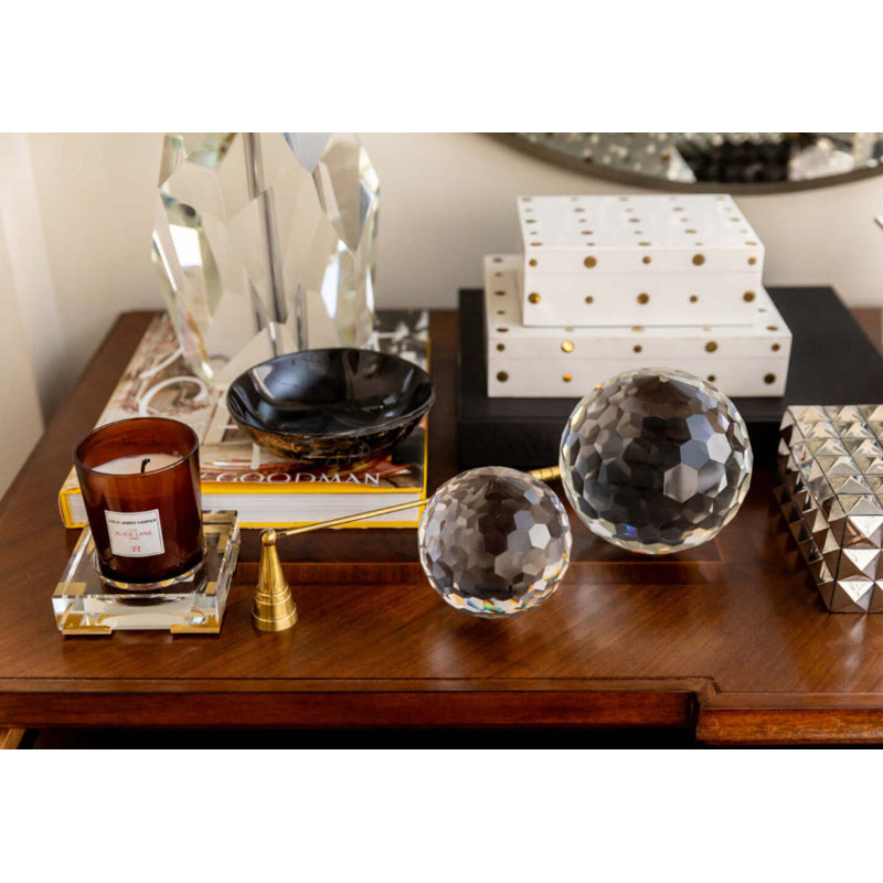 Crystal Orb Large, 4" H x 4" W x 4" D