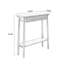 Console rectangulaire en bois massif noyer-466890909
