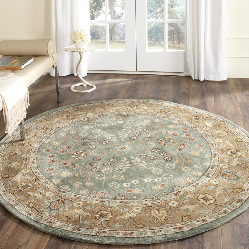Regner Total Performance Hand Hooked Performance Rug, Round 6'