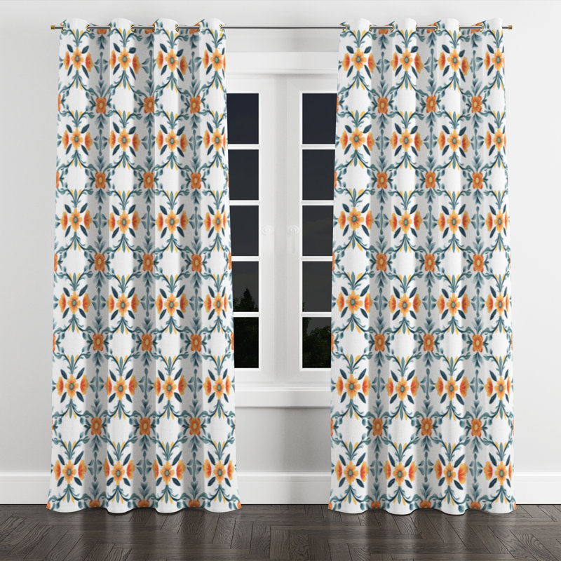 Rideau obscurcissant Patchwork Room, L 52 po x L 108 po, Œillets dorés
