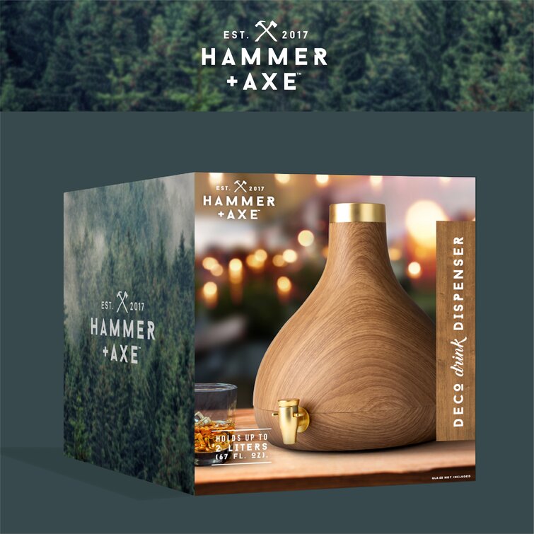 Hammer + Axe™ Beer Tower Drink Dispenser , Color: Black - JCPenney