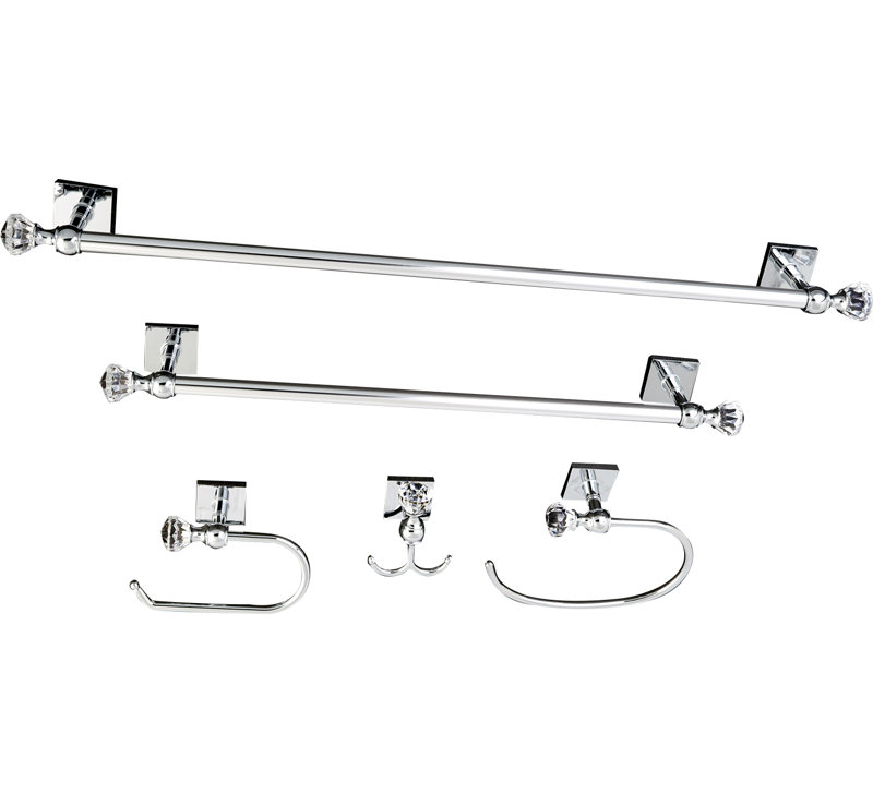 ensemble de quincaillerie de salle de bain 5 pièces Celebrity, Chrome