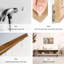 Boho, art mural en bois noir Mid Century