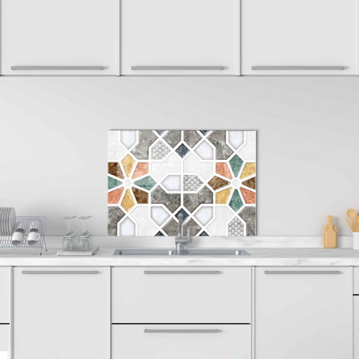 Elegant Decorative Tempered Glass Painting, 19.7 x 27.6 Inches | 100% Tempered Glass, Thickness: 0.16 Inches | Perfect for Home Decor, Living Room, and Office | Stunning Art Piece with Modern Aesthetic