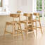 Tabouret de comptoir en bois massif-2085635104